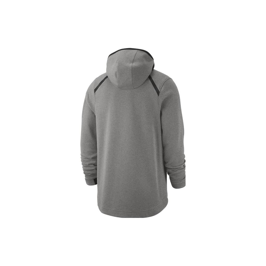 Nike NBA Chicago Bulls Logo Print Hooded Jacket Men Jacket Grey 940867-032