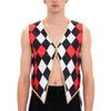 Costume da Domatore di Circo da Donna Senza Maniche Scollo a V Gilet