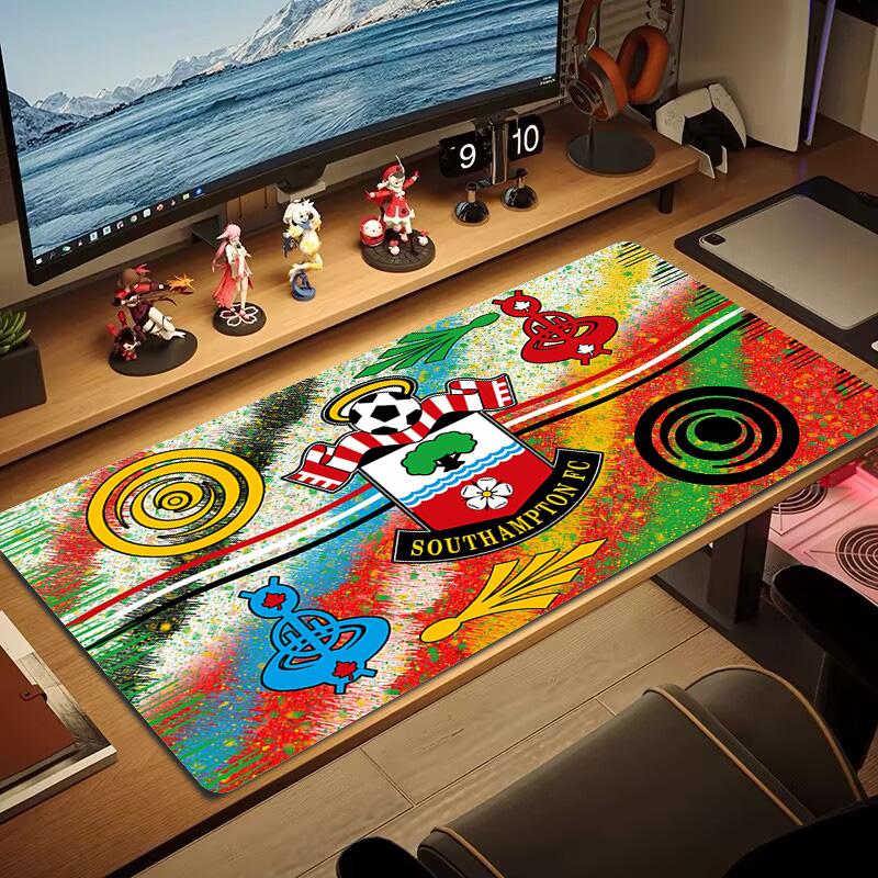 Southampton fc Color Mouse Pad Large Gaming Table Cushion Non-slip Laptop Tablet Big Mousepad XXL Mat Mini PC Playmat With Lock edge
