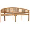 Day and Night - Day and Night Solid Teak Wood Banana Bench 180 Cm