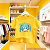 Hatsune Miku Future MIKU Line Fashion Pure Cotton Printed Short Sleeves Casual Slim Fit Clothing New Style For Boys Girls