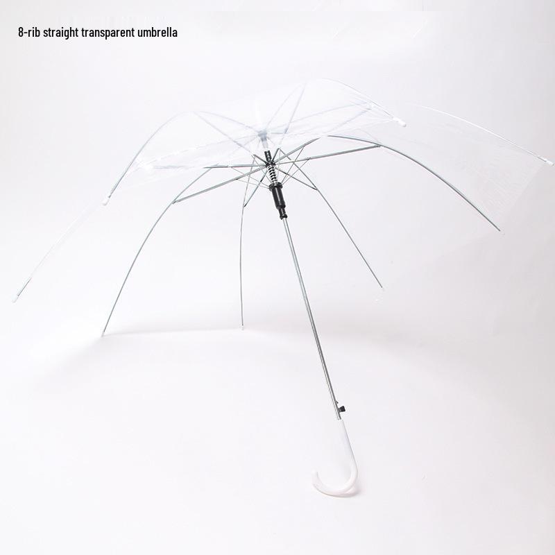 

Автоматический прозрачный складной зонт с сакурой в корейском стиле - Студенческий зонт от солнца и дождя