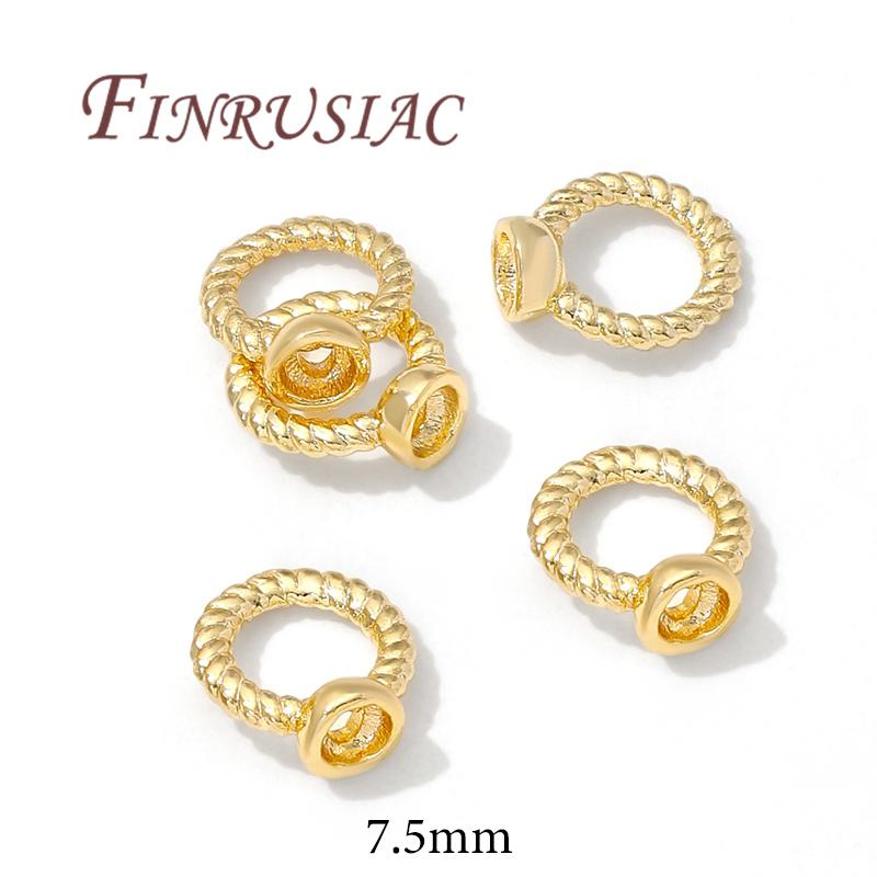 4mm Crimp End Bead Accessories 18K Gold Plated Clam Shell Bead Tip,Crimp Ends,Ball Chain Connectors,DIY Jewelry Making Supplies