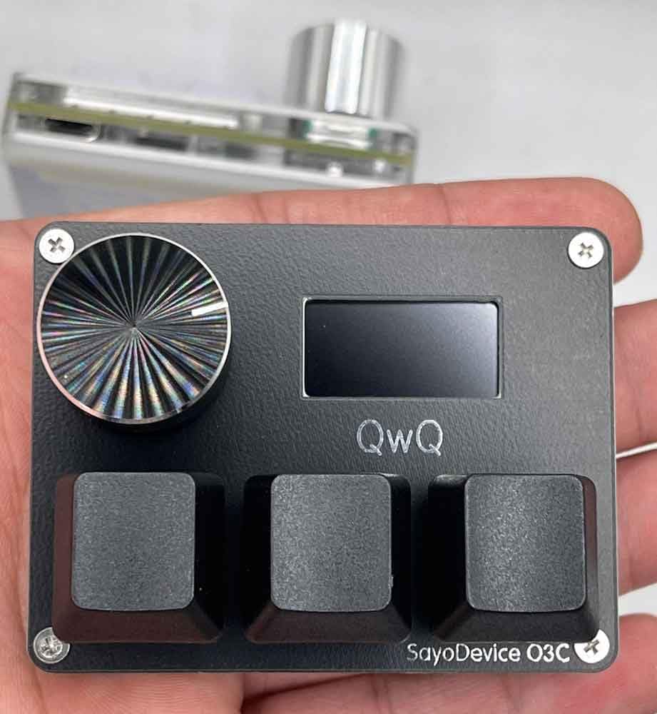 zmart O3C SayoDevice OSU O3C Rapid Trigger Hall Switch Magnetic Pink Switch Keyboard with Knob Screen Copy Paste Shortcut Screenshot Screen Capture