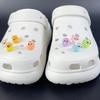 Fashion Shoe Charms Set Accessories Hole Shoe Buckle Cute Luminous DucklingDIY 3D Shoes Decorations Kids Party Boy Girls Gift