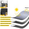 Magnetic Dual- Layer Car Sun Shade Curtain Mesh Window Shade Sun Protection Heat Blocking