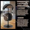 Dophee Headphone Wooden Headphone Standing Headset Compatible with Most Headphones Stand, Hanger, Type, Black, Stand, Stylish, 29cm,