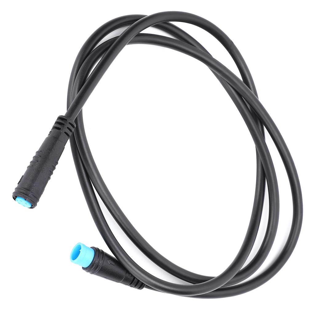 34.3in Waterproof Connector 4pin Male to 4pin Female Adapter Cable Accessory for Electric Bicycle