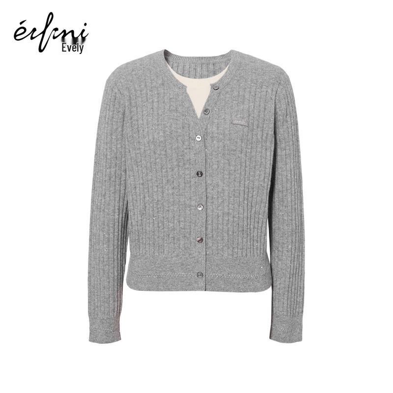 

Eifini Women s Layered Look Color Block Wool Sweater M