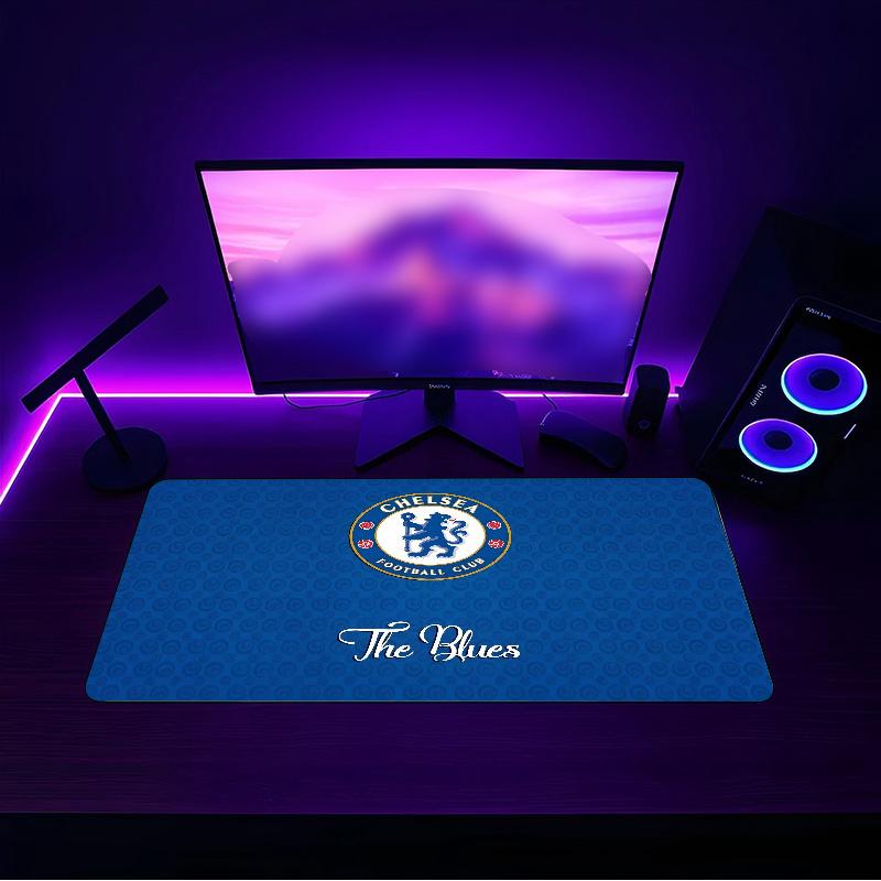Chelsea F (1) Mouse pad with a non slip rubber base suitable for home offices and an ideal gift for gamers