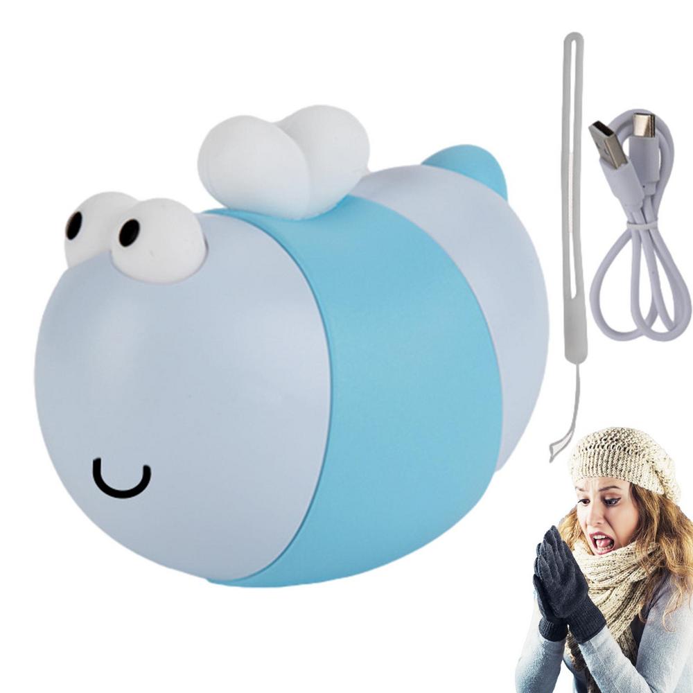 

Грелки для рук Перезаряжаемая Пчела Электрическая грелка для рук Портативная 1800 мАч USB Грелка для рук Обогреватель 2 уровня нагрева Теплые подарки для женщин синий