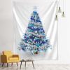 Blauer Stern Weihnachtsbaum Wandteppich Wandbehang Weihnachts-Festival Böhmischer Stil Hexerei Psychedelische Heimdekoration