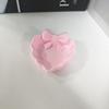 Elegant Heart Shape Jewelry Tray With Pink Bowknot Decoration For Earrings Rings And Necklaces Organizers