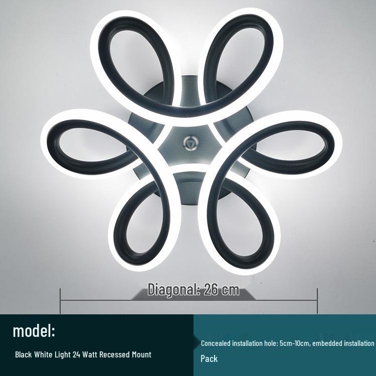Modern Minimalist Ceiling Light for Living Room, Bedroom, Hallway, or Balcony