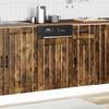 Dishwasher Panel Lucca Smoked Oak Wood Based Material
