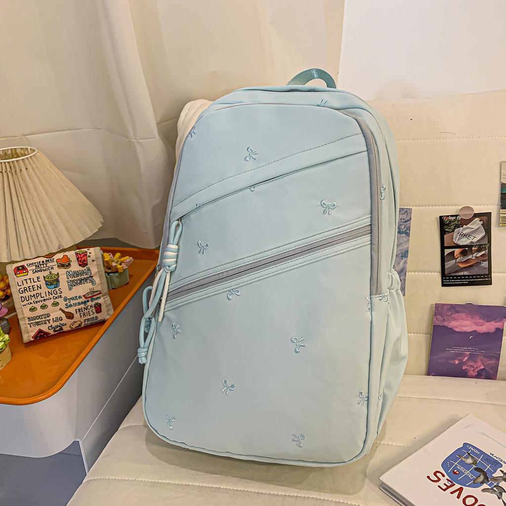 Zaino nuovo giapponese ins alto valore fresco e dolce caramella fiocco zaino studenti scuola media zaino leggero