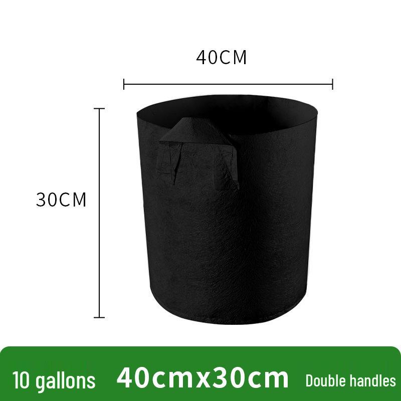 Round Thickened Non-Woven Planting Bag for Flowers and Vegetables 