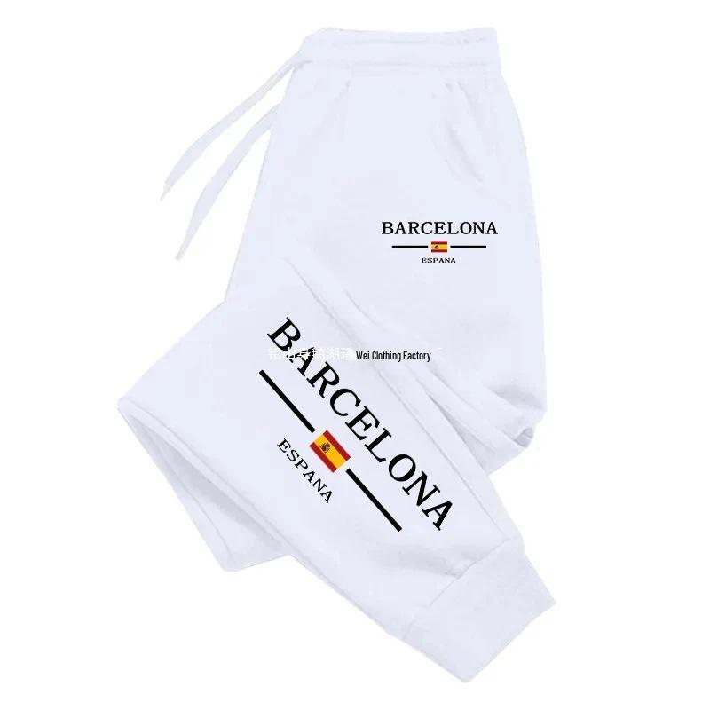 European and American Style Multi-Color Casual Sports Sweatpants with Letter Print for Men and Women