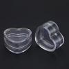 20-Pack Plastic Heart-Shaped Empty Bottles, Cosmetic Jars, Lip Balm/Cream Jars, Portable Refillable Bottle Set