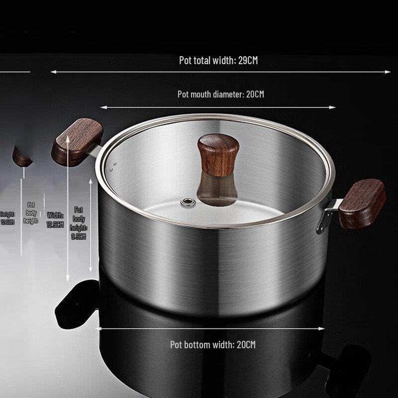 Zhi Shi 304 Stainless Steel Mini Induction Hot Pot