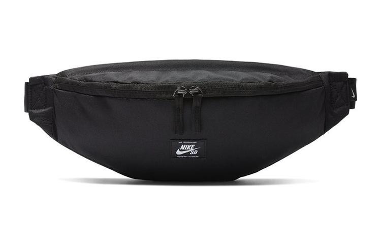 Спортивная сумка-слинг Nike из полиэстера, поясная сумка, средний размер, унисекс, черная BA6445-010