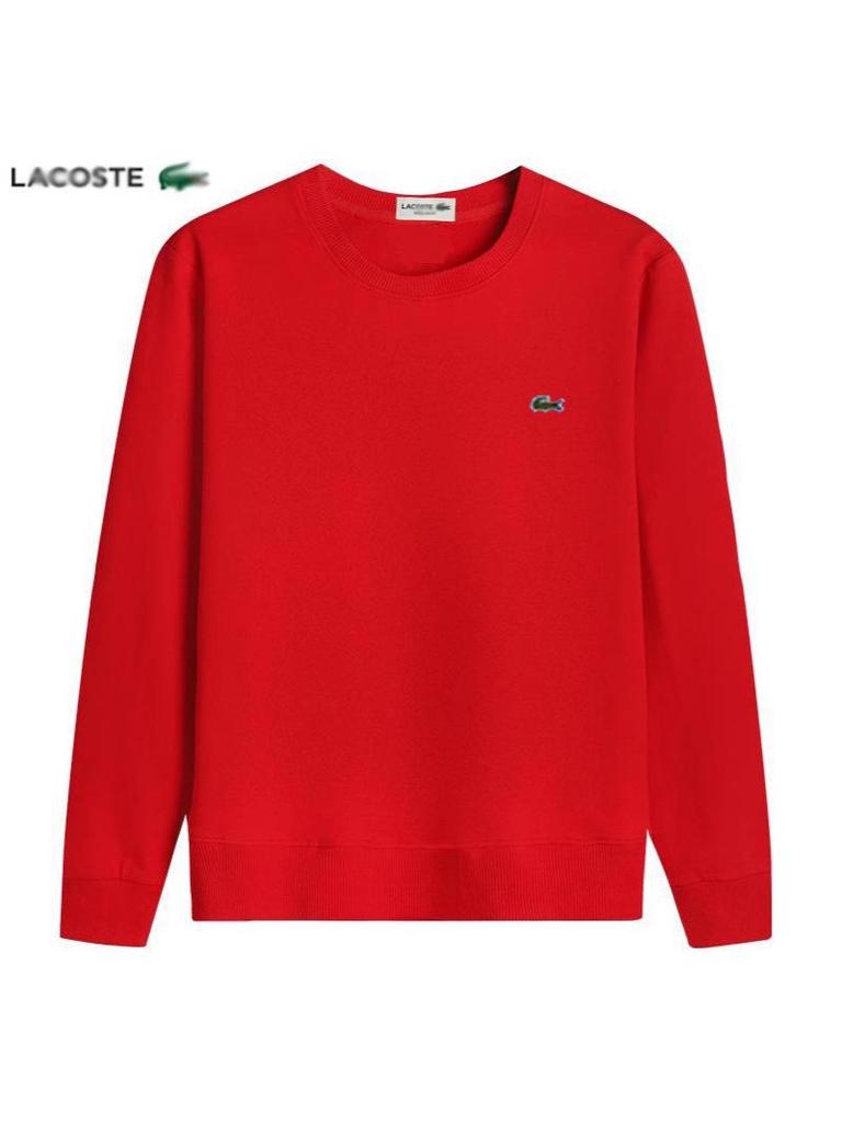 Unisex French Fish Embroidery Thin Round Neck Hoodie, Casual Long-Sleeved Design