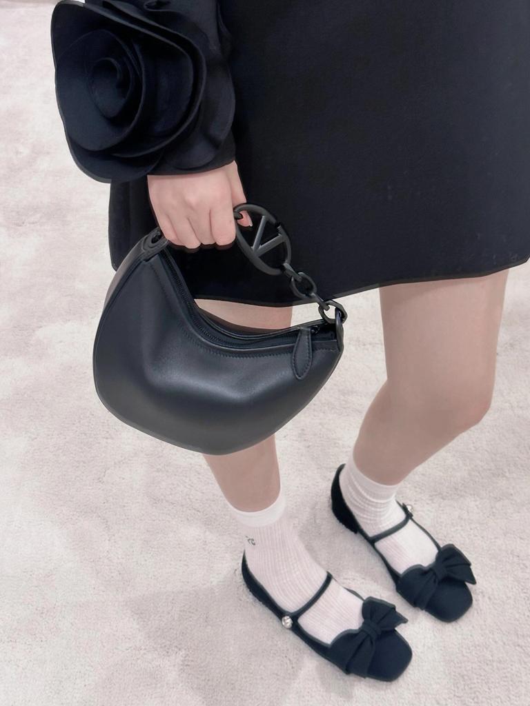 Sheepskin~ French bow leather shoes Mary Jane shoes women's beautiful versatile small heels thick heel single shoes ladyshoes