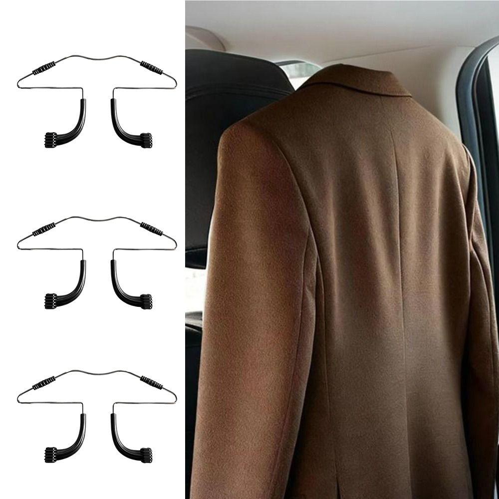 Adjustable Car Coat Hanger Telescopic Truck Clothes Hanger Hooks Car Seat Coat Hooks  Road Trip