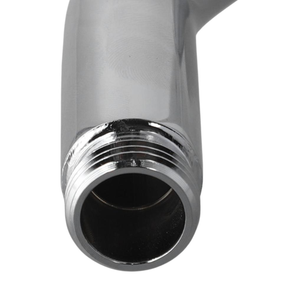 Compatible Shower Head Adapter For Home Bathroom Accessory Chrome Shower Connector Hassle-Free Setup Robust Ball Joints