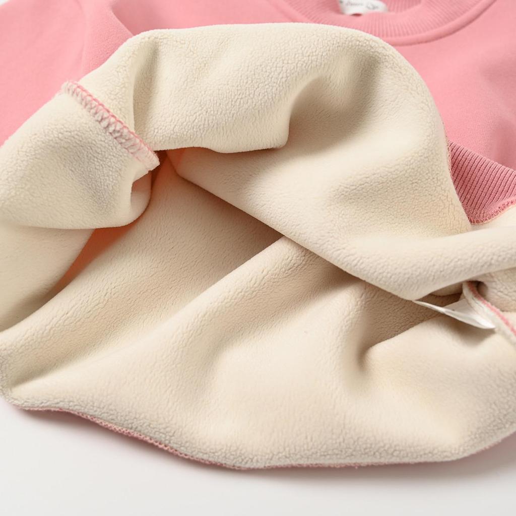 Dětská kreslená fleecová mikina přes hlavu - Hřejivá podzimní/zimní mikina pro chlapce a dívky, malé/střední velikosti