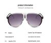 Pilot 138 Unisex Retro Gradient Sunglasses - Lightweight, UV Protection