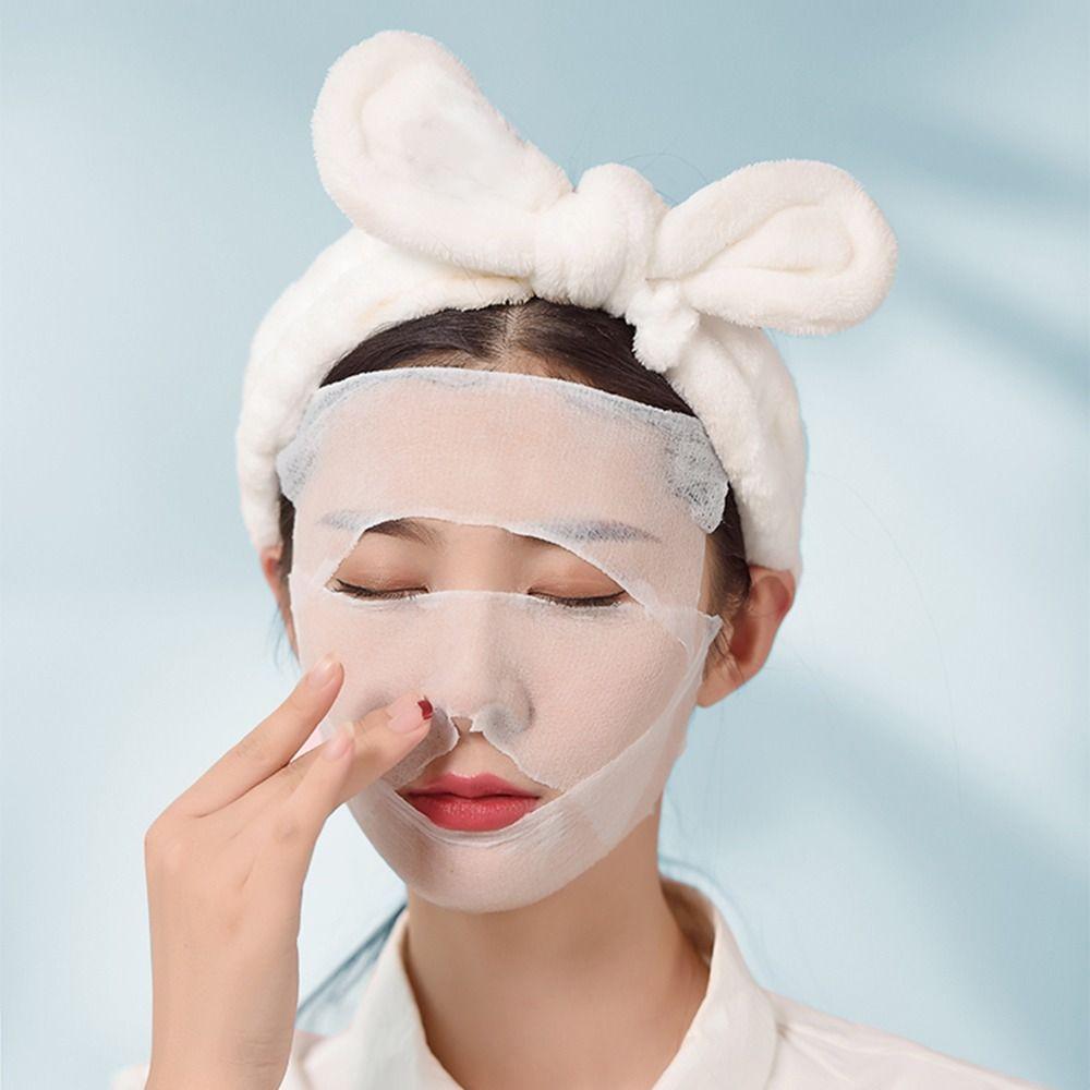 50/200Pcs Skin Care Stretchable Wet Compress Cotton Elasticity Face Makeup Cotton Pads  Beauty Salon