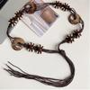 Bohemian Tie Rope Waist Belt Luxury Design Waist Strap Trend Punk Waistband