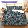 Paisley Pattern Pattern Bedding Quilt Set Quilt Cover Pillowcase Home Decoration Gift (1 * duvet cover + 2 * pillowcase, without core)