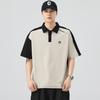 Men's Summer New Loose Short-sleeved POLO Shirt Men's Lapel Thin Short T-top