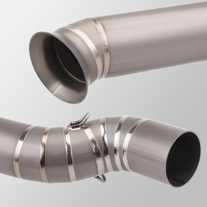 Slip On For CFMOTO 800MT 800 Mt CF800-5A 2021 2022 Motorcycle Exhaust Escape Moto Modify Titanium Alloy Middle Tube Link Pipe