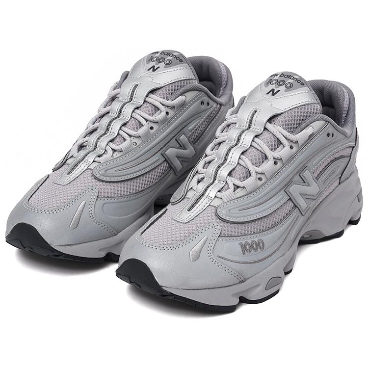 New Balance 1000 Refleksiv Pakke - Raincloud Herresneakers Grå Sølv-Metallisk M1000TE