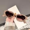 New Retro Irregular Small Frame Sunglasses UV400 Anti UV Fashionable Driving Fishing Sunglasses Personalized Style