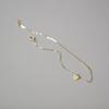 925 Sterling Silver Plated 14K Gold Temperament Simple Heart Bracelet for Women Girlfriend Valentine's Day Gift Jewelry