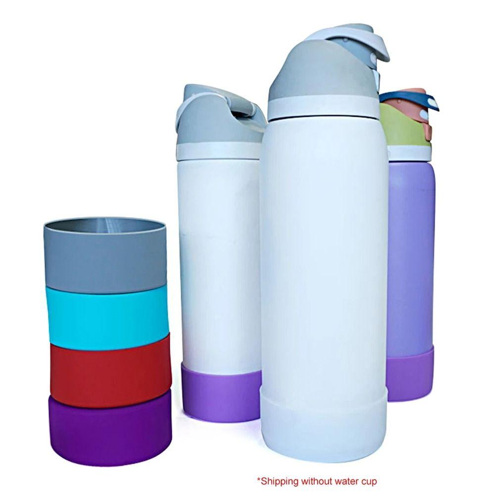 1Pcs Soft Silicone Boot for Owala 24oz 32oz 40oz Anti-Slip Protective Sleeve Boot Bottom Base Water Bottle Accessories Cup Holders 5