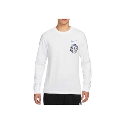 NBA Memphis Grizzlies Long Sleeve Crew Neck T-Shirt Men Tops HV5612-100