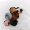 Leopard Print Faux Fur Pompon - Trendy 4mm Artificial Fur Ball for Jewelry and Hanging Accessories.