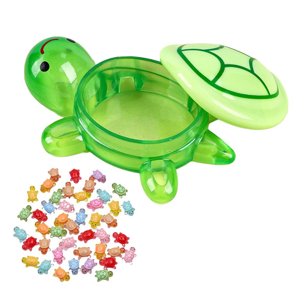 17cm Luminous Turtle Storage Box with Openable Lid Cute Cartoon Turtle Home Decor Craft Turtle Storage Case Oversized Turtle Toy