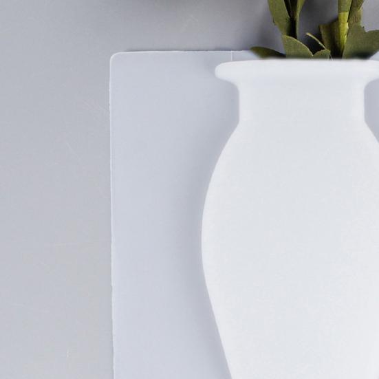3Pcs Silicone Window Vase Punch Free Reusable Modern Fridge Door Glass Window Ceramic Tile Wall Mount Flowers Plants Vase Decoration