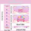Pink Birthday Red Packet With 6 Card Slots For Party Gifting And Surprise Celebrations