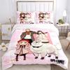 Cute spy x family Cartoon All Season Duvet Cover Comforter Bedding Set Soft Quilt Cover and Pillowcases Single/Double/Queen/King