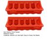 2Pcs Baby Chick Feeders Poultry Feeders with Lid Easy To Clean Anti-Spill No Waste Chicken Feeders for Baby Birds Small Poultry