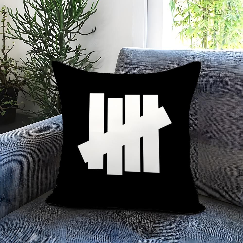 U-Undefeated Trend Cushion Cover Comfortable Reversible Pillow Cover Ideal for Car Sofa Bedroom & Beyond