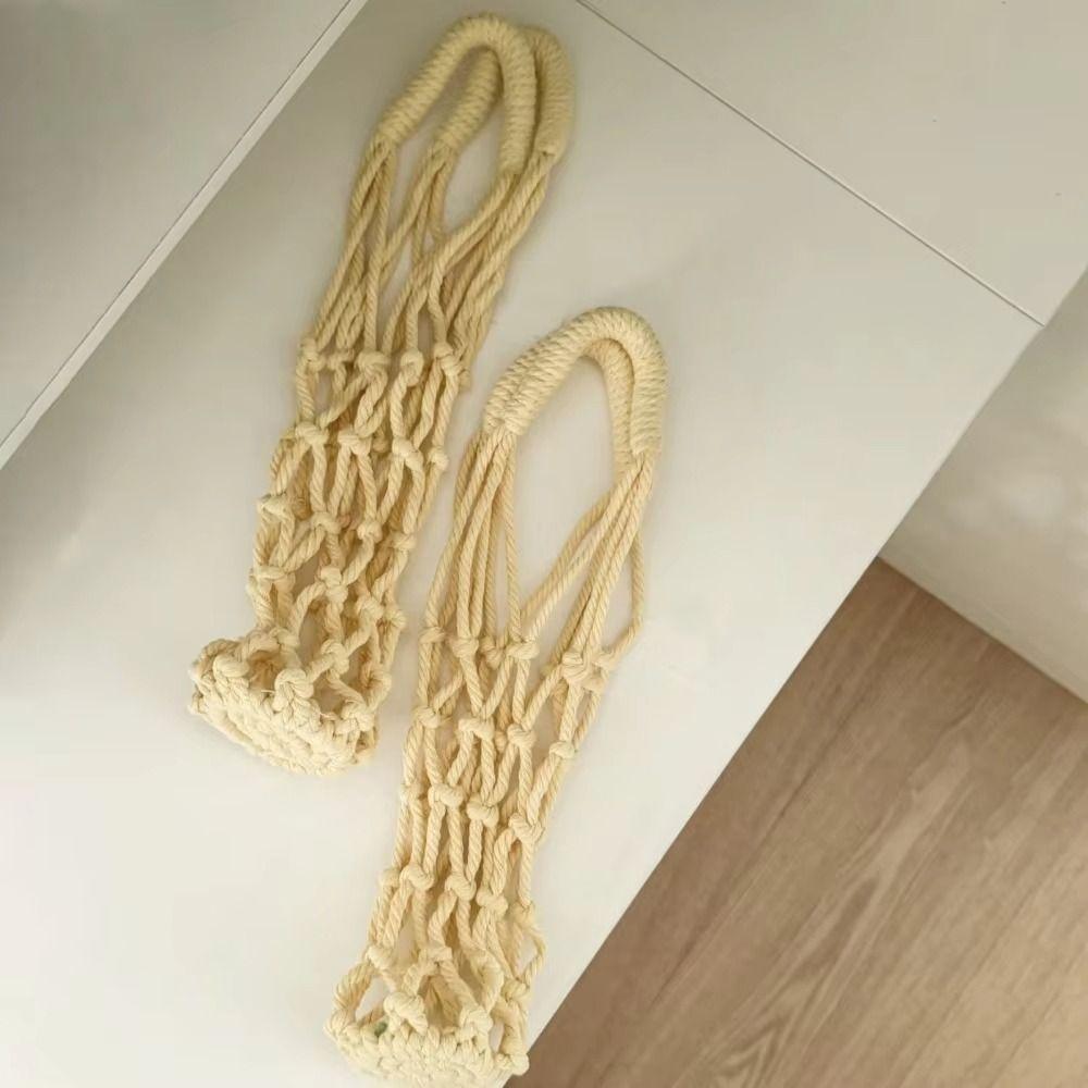 2Pcs Hollow Out Net Bag Cup Cover Woven Crochet Cup Holder Water Bottle Bags  Umbrella Storage