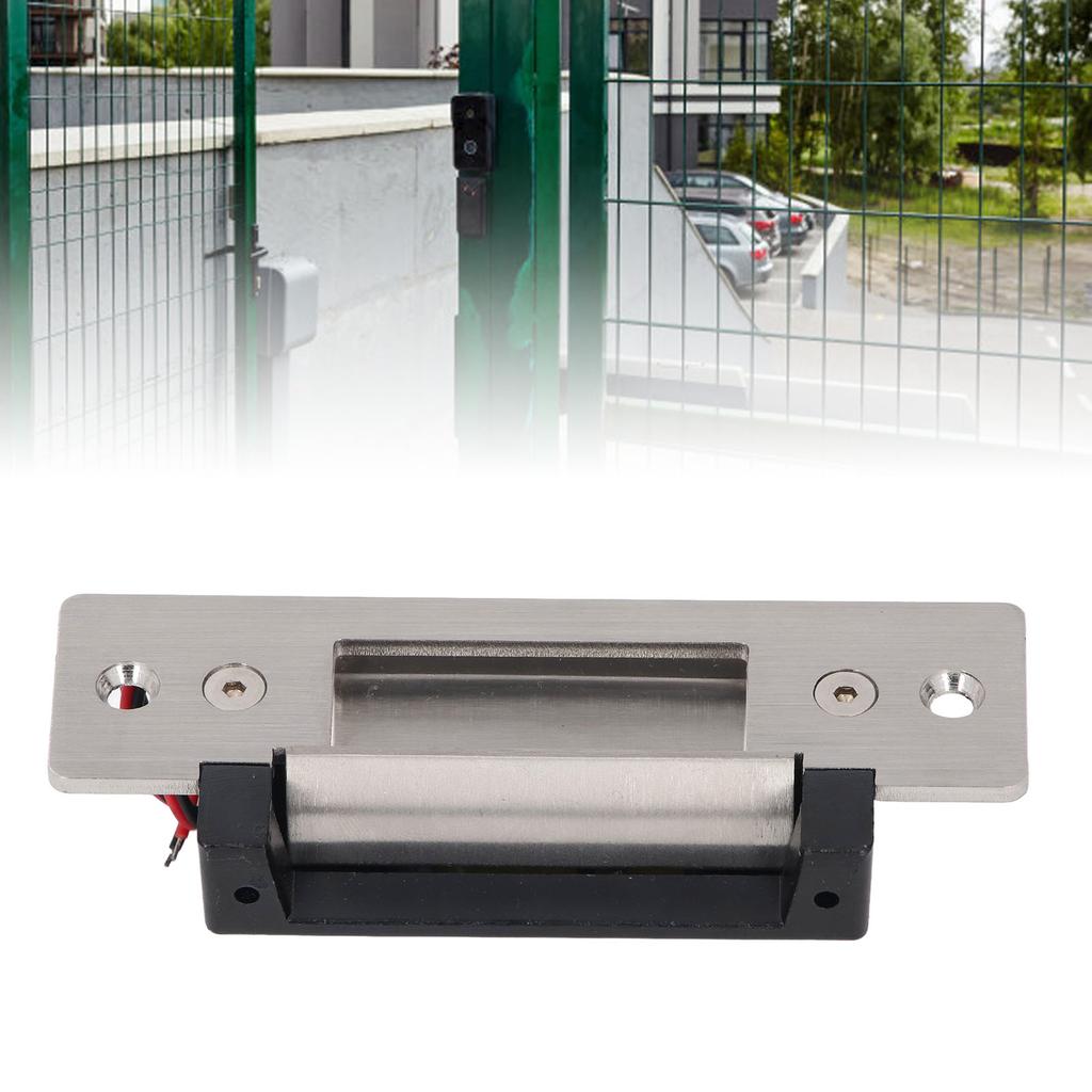 Hochleistungs-Elektrischer Türöffner Fail Secure Fail Safe Elektrischer Türöffner DC 12V für Tür-Zutrittskontrollsystem Zylindrische Schließgarnituren